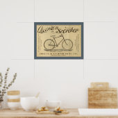 1893 Quinton Scorcher Bicycle Ad Art Poster (Küche)
