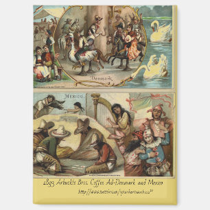 "1893 Vintage Arbuckle Bros. Kaffee-Werbung" Magnet