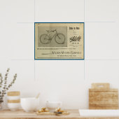 1893 Vintages Bicycle Magazine und Art Poster (Küche)