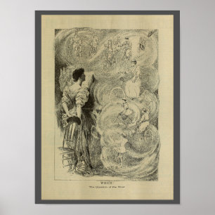 1893 Vintages Bicycle Magazine und Art Poster