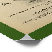 1893 Vintages Bicycle Magazine und Art Poster (Ecke)