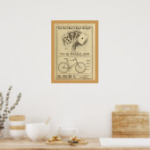 1893 Vintages Bicycle Magazine und Art Poster (Küche)