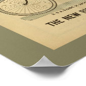 1893 Vintages Bicycle Magazine und Art Poster (Ecke)