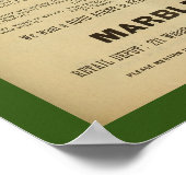 1893 Vintages Monarch Bicycle Ad Art Poster (Ecke)