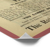 1893 Vintages Rudge Bicycle Magazine und Art Poste Poster (Ecke)