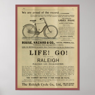 1893 Vintages Rudge Poster