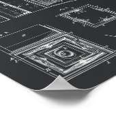 1894 Faltkamera Patent Art Zeichnend Druck Poster (Ecke)