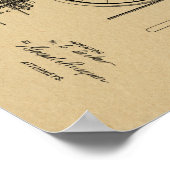 1894 Lever-Propellerdruckkunst Poster (Ecke)