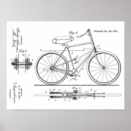 1894 Lever-Propellerdruckkunst Poster (Vorne)