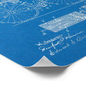 1894 Militärradpatent Art Zeichnend Print Poster (Ecke)