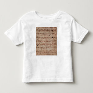 1895-9-15-503 W.34v Seite der Handschrift Kleinkind T-shirt