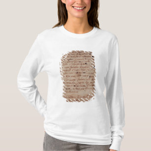 1895-9-15-503 W.34v Seite der Handschrift T-Shirt