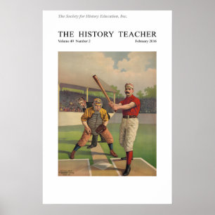 1895 Baseball-Schlagmann-Plakat - Vintage-Stil Poster