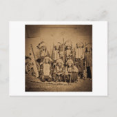 1895 Buffalo Bill Wild West Show Sioux Chiefs Postkarte (Vorderseite)