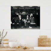 1895 CHICAGO SALOON & BILLIARD PARLOR POSTER (Küche)