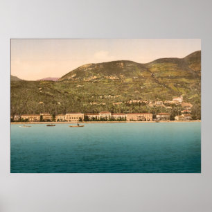 1895 das großartige Hotel, Gardone, See Garda, Poster