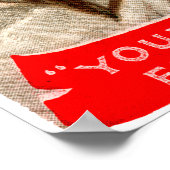 1895 Gebratenes Codfish-Frühstück Poster (Ecke)