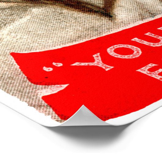 1895 Gebratenes Codfish-Frühstück Poster (Ecke)