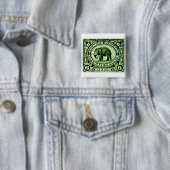 1895 Indischer Fürstenstaat-Elefant Button (Beispiel)