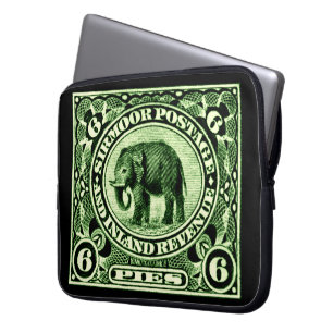 1895 Indischer Fürstlich-Staaten Elephant Laptopschutzhülle