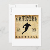 1895 Latrobe Pennsylvania Football Postkarte (Vorne/Hinten)