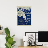 1895 Vintag Bicycle Magazine and Art Poster (Heimbüro)