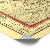 1895 Wyoming Map Poster (Ecke)