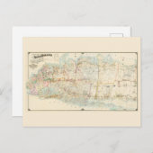 1896 Karte von Western und Central Long Island (Vorne/Hinten)