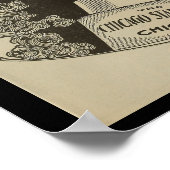 1896 United Staaten Bicycles Ad Art Poster (Ecke)