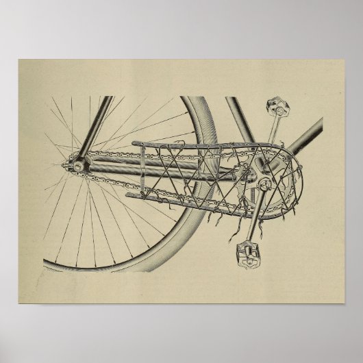 1896 Vintag Bicycle Magazine and Art Poster (Vorne)