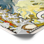 1896 WEIHNACHTEN 1897 Alphonse Maria Mucha Poster (Ecke)