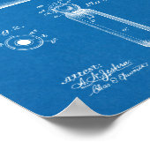 1897 Bräunende Schusswaffenpatentkunst Zeichnend P Poster (Ecke)