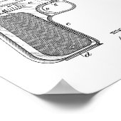 1897 Bräunende Schusswaffenpatentkunst Zeichnend P Poster (Ecke)