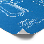 1897 Bräunende Schusswaffenpatentkunst Zeichnend P Poster (Ecke)