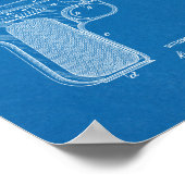 1897 Bräunende Schusswaffenpatentkunst Zeichnend P Poster (Ecke)