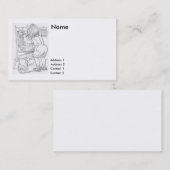 1897- das Babywaschen besitzen Haar in der Wanne Visitenkarte (Vorne/Hinten)