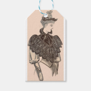 1897 Viktorianische Frau Geschenkanhänger