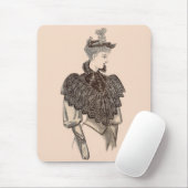 1897 Viktorianische Frau Mousepad (Mit Mouse)