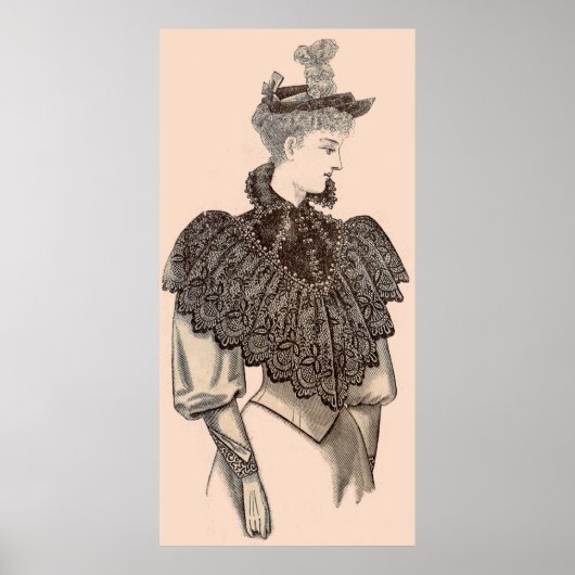 1897 Viktorianische Frau Poster (Vorne)