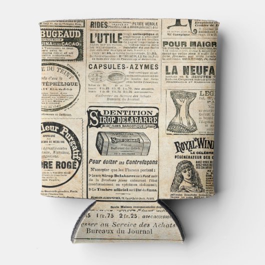 1897 Werbung in der französischen Zeitung Dosenkühler (Vorderseite)