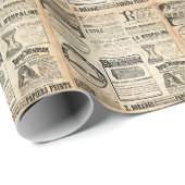 1897 Werbung in der französischen Zeitung Geschenkpapier (Rolleneckpunkt)