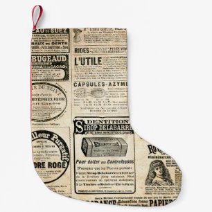 1897 Werbung in der französischen Zeitung Kleiner Weihnachtsstrumpf