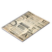 1897 Werbung in der französischen Zeitung Notizblock (Linke Seite)