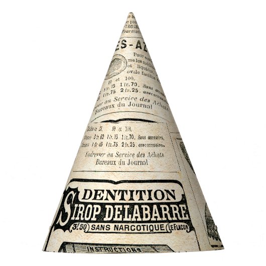 1897 Werbung in der französischen Zeitung Partyhütchen (Vorderseite)