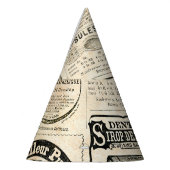 1897 Werbung in der französischen Zeitung Partyhütchen (Links)