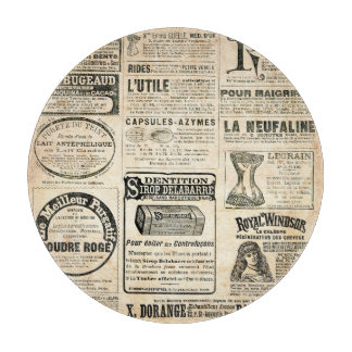 1897 Werbung in der französischen Zeitung Schneidebrett