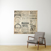 1897 Werbung in der französischen Zeitung Wandteppich (Beispiel)