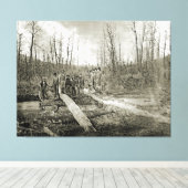 1898 ALASKA NATIVE AMERIKANISCHEN UREINWOHNERS Whi Leinwanddruck (Insitu (Holzboden))