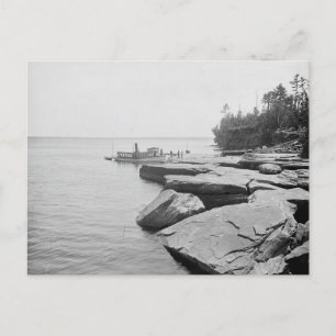 1898 Apostelinseln, Devils Island, Lake Superior Postkarte