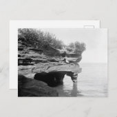 1898 Apostelinseln, The Pulpit, Lake Superior Postkarte (Vorne/Hinten)